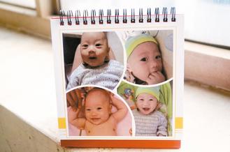 台新手爸妈制作宝贝萌月历走红 网友称心都融化了(图) 台新手爸妈制作宝贝萌月历走红 网友称心都融化了(图)