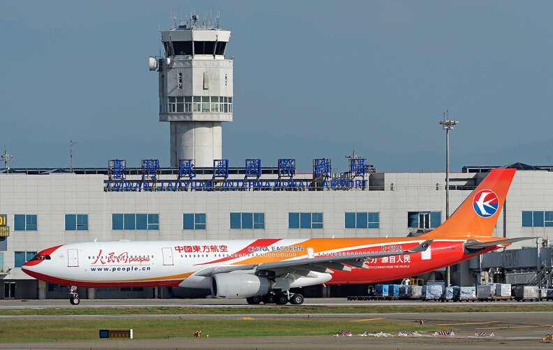 台湾桃园机场系统更新,行李堆积成山。(网络图) 台湾桃园机场系统更新,行李堆积成山。(网络图)