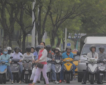 扩散不佳空气脏高雄PM2.5偏高(图)