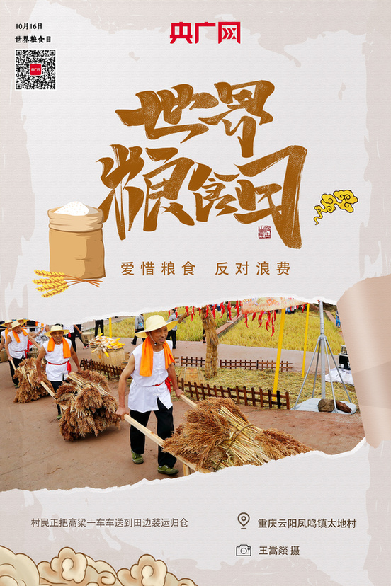 【海报】“粮”辰美景丰收忙 一粥一饭来之不易
