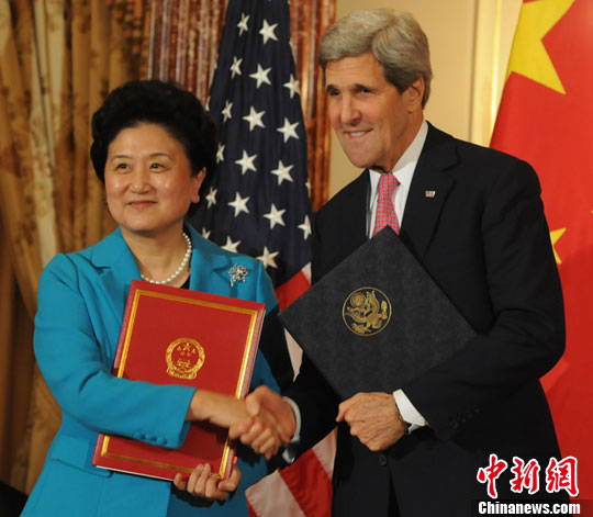 中美举行人文交流高层磋商习近平奥巴马发贺信