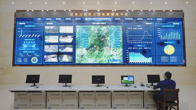 ▲武夷山国家公园智慧管理中心