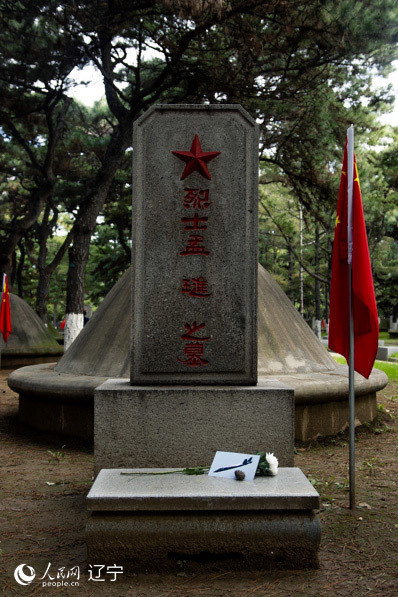 《长津湖》热映,杨根思烈士墓前多了一架“歼-15”