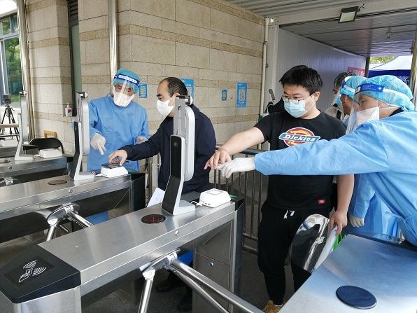 上海市同济医院已于4月底全面恢复诊疗工作(央广网发 受访者供图)