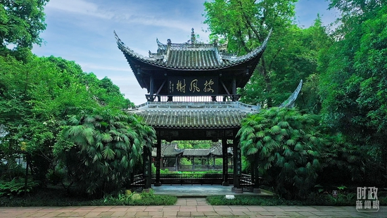 △三苏祠内景。(总台记者齐涛拍摄)