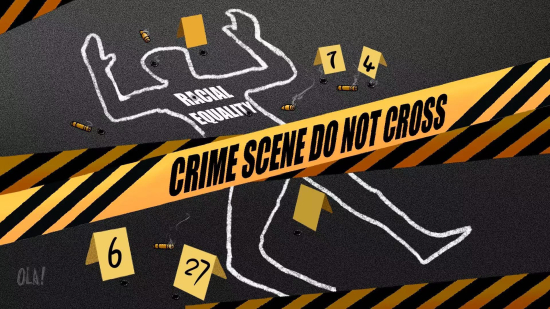 (热点观察漫评)美国种族歧视是威胁民主的“黑暗力量”_fororder_1111