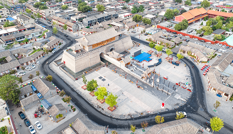 2022��9��8�գ�ʯ��ׯ�����������������ų�����¥��������ʷ�Ļ��֡�