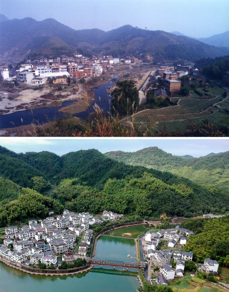 ͼΪ�㽭ʡ�����д����ط��������½���ƴ��ͼ��������ͼΪ������Ƭ����ͼ���»�����������㡣