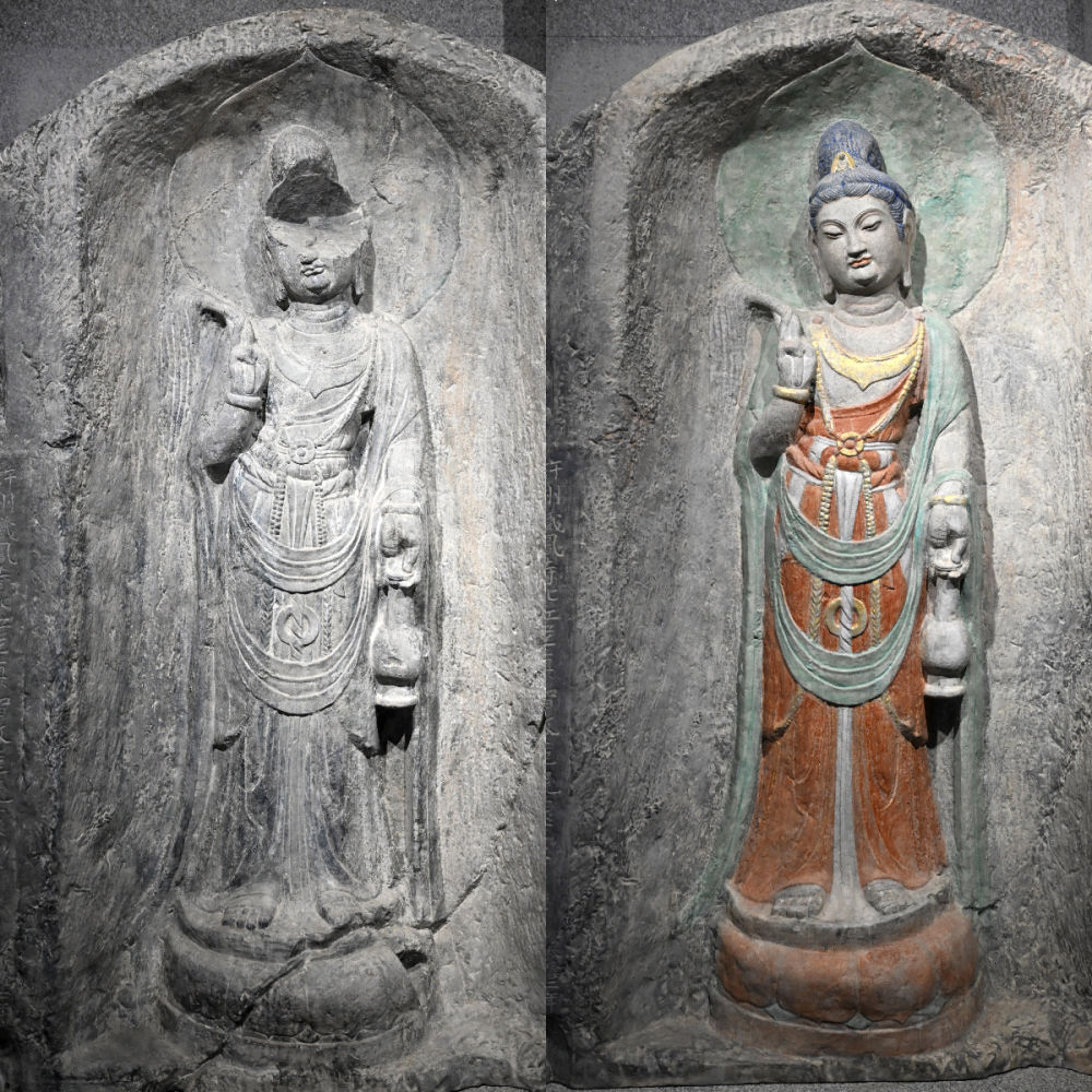 ��ͼΪ����ʯ����𶴿�ǰ�ϱ����������3D��ӡģ�ͣ���ͼΪ�������ֻ�������ԭ���3D��ӡģ�ͣ�2025��4��10���㣬ƴ����Ƭ������ԭ������辫����ף��������������ο���Ϊ������������������ͼƬ��Դ�»���