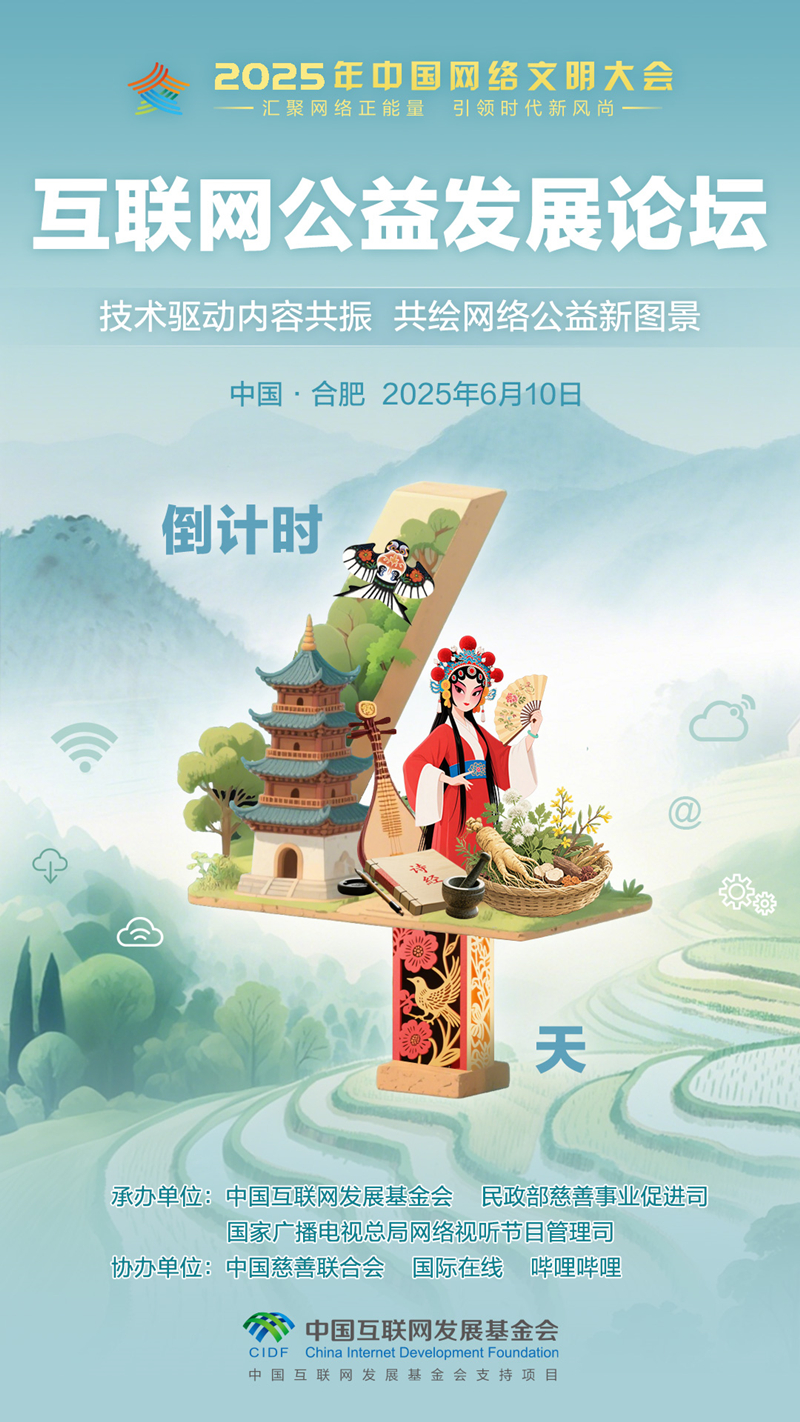 2025年中国网络文明大会互联网公益发展论坛进入倒计时第4天_fororder_2025互联网公益发展论坛-倒计时海报-4(6)_副本