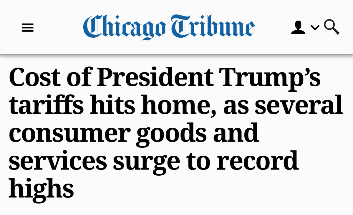 世界说】美关税政策使其本国部分物价升至历史高位制造业与消费者“双承压”_时政要闻_中国台湾网