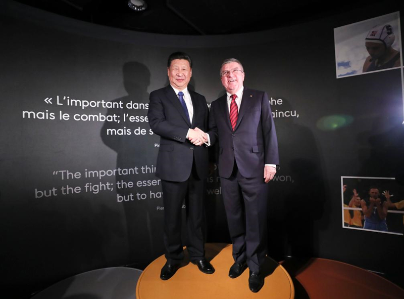 2017��1��18�գ�ϰ��ƽ��ϯ��λ����ʿ��ɣ�Ĺ��ʰ���ƥ�˲���ݻ��ʱ�ι��ʰ���ƥ��ίԱ����ϯ�ͺա�