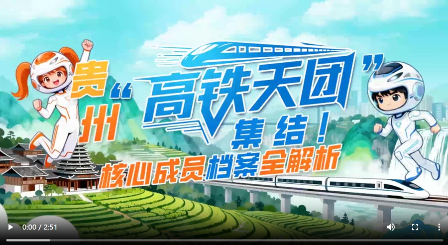 【AI动画】贵州“高铁天团”集结！核心成员档案全解析
