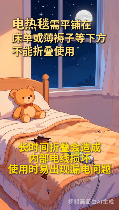 AI动画|防患于未然,看看冬季居家取暖的正确打开方式