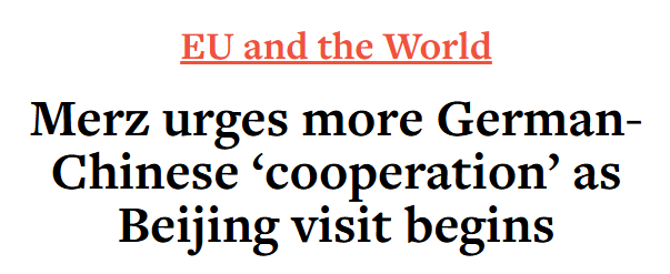 全球媒体聚焦 | 外媒:默茨访华意在为德国寻找“巨大机遇”_fororder_1