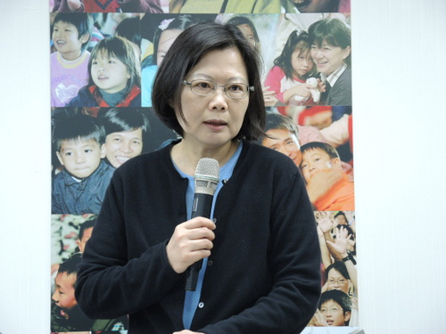 民进党主席蔡英文 民进党主席蔡英文