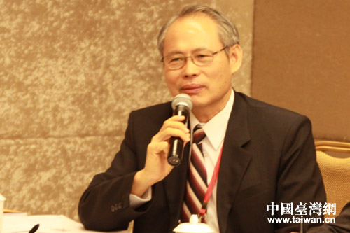 金马台澎交流协会会长苏进强在“第八届两岸发展论坛”发言 金马台澎交流协会会长苏进强在“第八届两岸发展论坛”发言