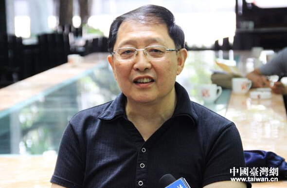 张自忠嫡孙张庆成。(中国台湾网记者 宣玲玲 摄) 张自忠嫡孙张庆成。(中国台湾网记者 宣玲玲 摄)