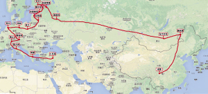 90后女孩骑行欧亚大陆16国 青春不在男人副驾上