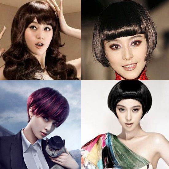 范冰冰的假发造型