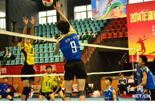 2014年湖南省中学生排球赛在长沙举行