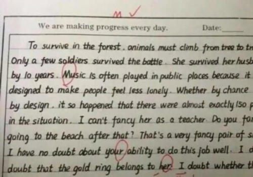 逆天:衡水中学学生手写英语 作文堪比印刷体 _勤