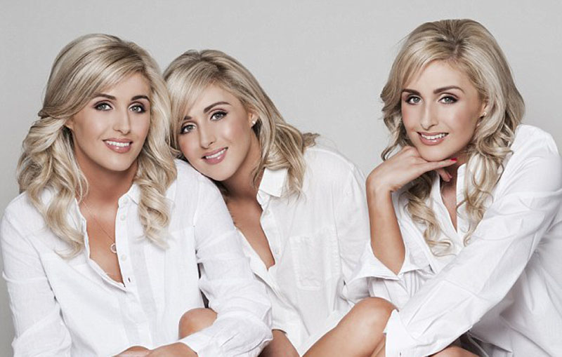 世界最相像三胞胎姐妹花:同吃同住同样三围(组图) 世界最相像三胞胎姐妹花:同吃同住同样三围(组图)