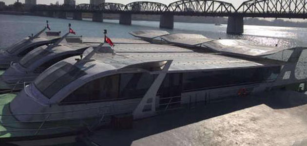 揭秘朝鲜平壤豪华游艇 动力全靠太阳(图)