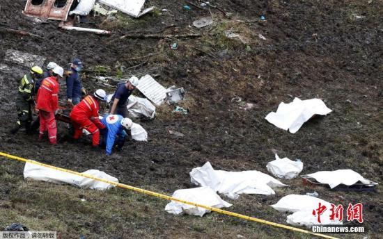 坠机现场