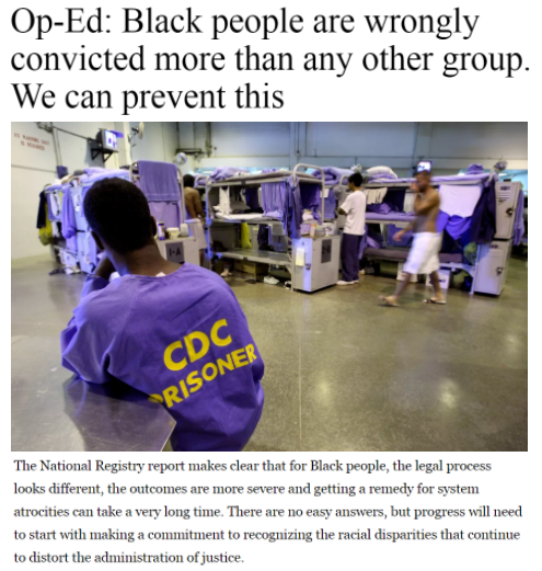 “美国的法律制度就是根据种族给人定罪的”