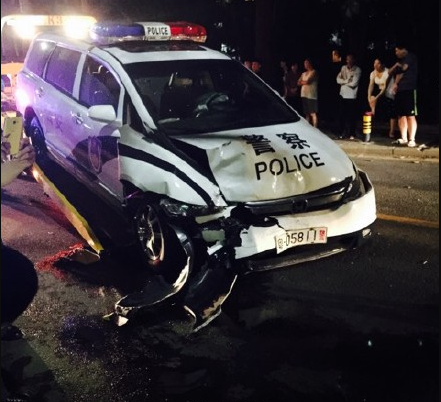 ����һ����ײ·��ͣ�ű��� ��ʻԱ��֪ȥ��