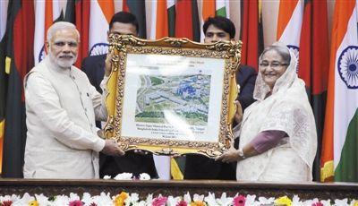 印度孟加拉国签历史性协议 交换162块飞地 印度孟加拉国签历史性协议 交换162块飞地