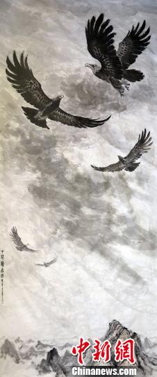 知名画家君寿访台为画展预热