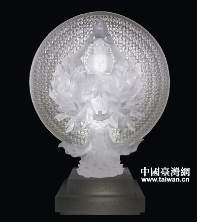 杨慧姗创作的千手千眼观音造像 杨慧姗创作的千手千眼观音造像