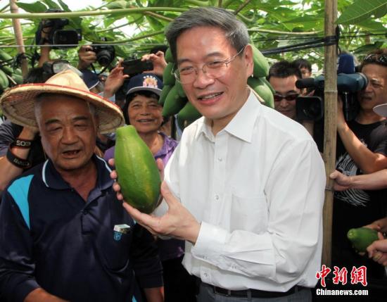 张志军访鹿港天后宫后将离台 张志军访鹿港天后宫后将离台