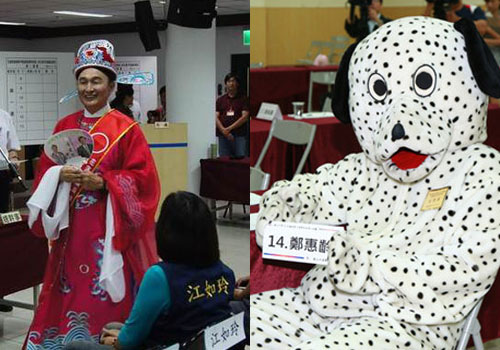台湾选举候选人花招多 盘点你想也想不到的奇葩招数 台湾选举候选人花招多 盘点你想也想不到的奇葩招数