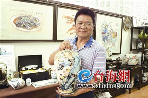 1小时画16幅画台湾快手画家游善富赴闽“飙画” 1小时画16幅画台湾快手画家游善富赴闽“飙画”