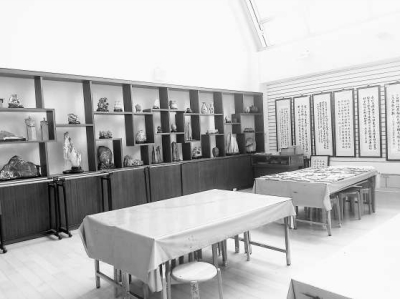 台北市私立复兴中小学内,古色古香的国学堂。 台北市私立复兴中小学内,古色古香的国学堂。