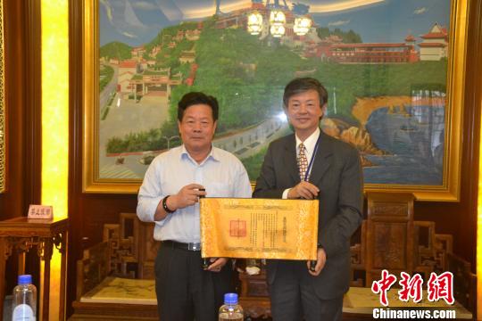 金门副县长携近千妈祖信众赴“妈祖故里”谒祖进香 金门副县长携近千妈祖信众赴“妈祖故里”谒祖进香