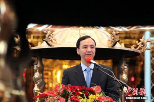 国共互动频密 朱立伦成十年来第3位登陆国民党主席 国共互动频密 朱立伦成十年来第3位登陆国民党主席