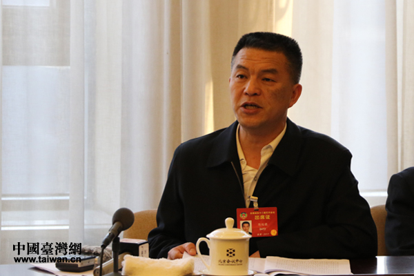 台籍全国政协委员陈俊骢。