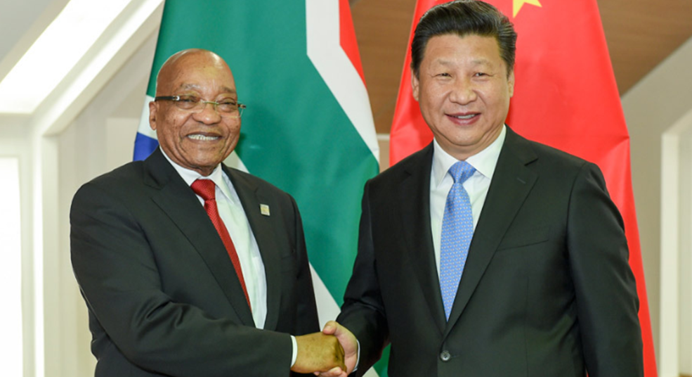 习近平会见南非总统祖马