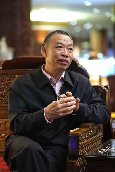 十九大基层党代表颜柏青 (沈湜 摄)