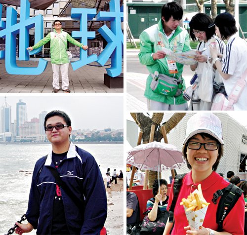 世博园港澳台小白菜:我们都是中国志愿者