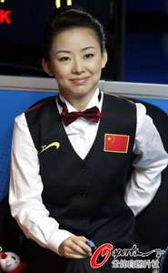 女子九球潘晓婷神奇一杆锁胜局首夺亚运会冠军