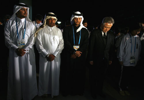 全天比赛为悲剧而失色