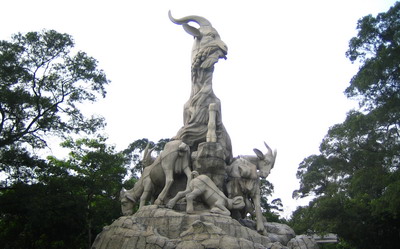 五羊石像是广州最著名的景点之一