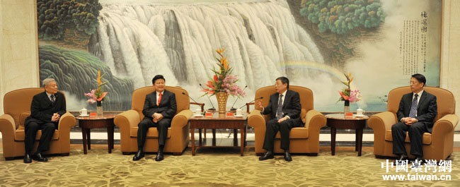 上海市长杨雄会见花莲县长傅崐萁 上海市长杨雄会见花莲县长傅崐萁
