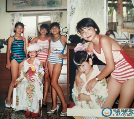 Ella儿时选美照曝光 Ella儿时选美照曝光