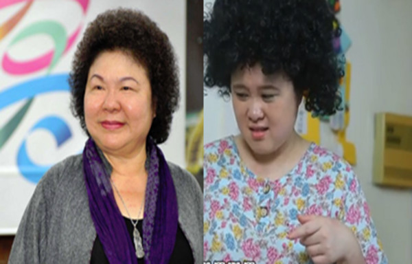 不少网友质疑广告中女主角造型暗讽陈菊。